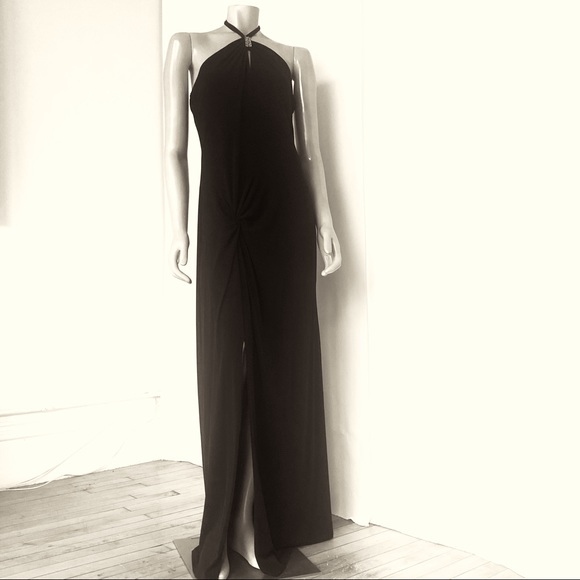 Vintage Roman Keflay Halterneck Maxi Dress - Picture 1 of 12